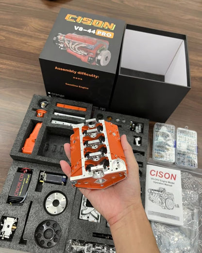 Benzin-OHV-V8-Small-Block-Motor-Modellbausätze